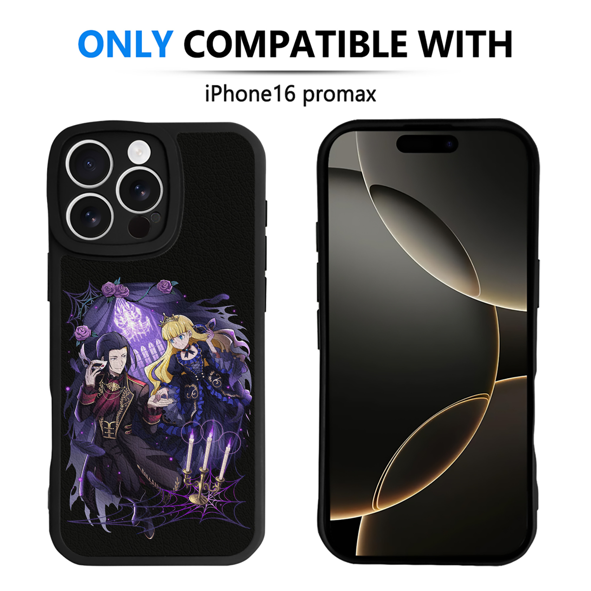 （画像用） 文豪ストレイドッグス Bungo Stray Dogs 【iPhone 16シリーズ対応】シリコンスマホケース（レザー調） 材質：シリコン